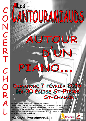affiche autour d'un piano