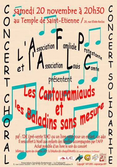 affiche du concert