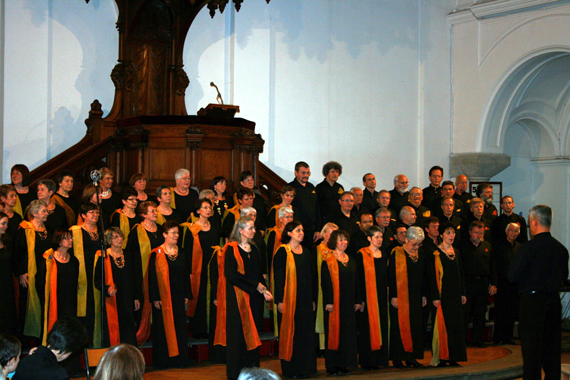 la chorale en concert