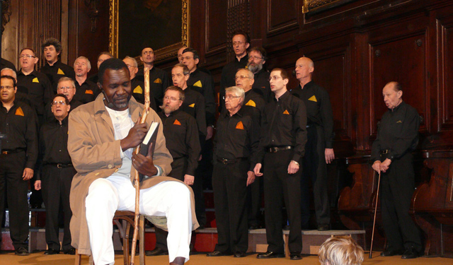 photo de Robbas devant le choeur